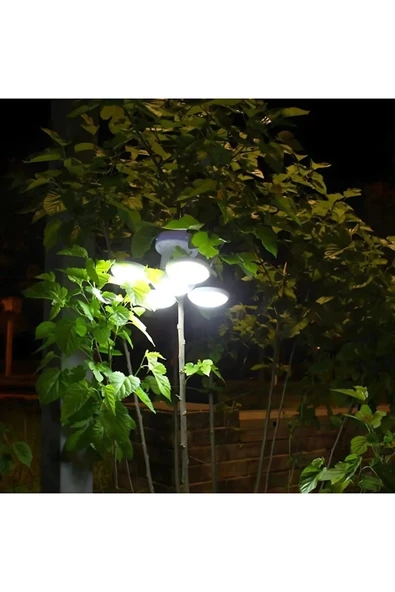 Solar Güneş Enerjili Kamp Lambası Katlanabilir Taşınabilir Solar Bahçe Aydınlatma - Kamp Lambası - 5