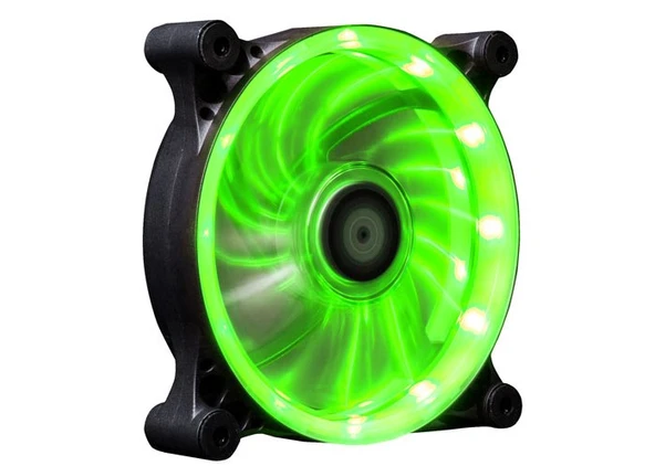 Xigmatek SEII-F1253 Solar Eclipse II 120*120*25mm Yeşil Led Işıklı Kasa Fanı