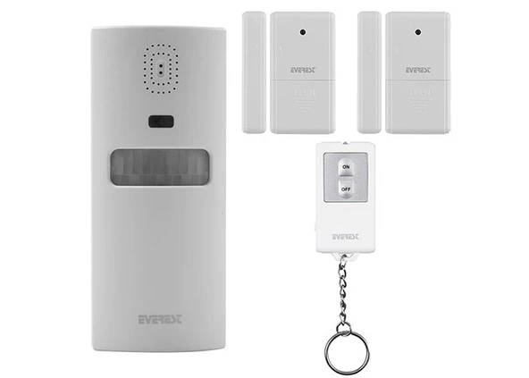 EVEREST EG-9830 PIR KIZILÖTESİ HAREKET SENSÖRLÜ GÜVENLİK ALARMI UZAKTAN KUMANDALI