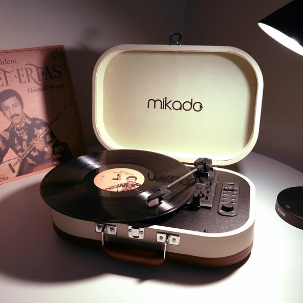 Mikado Nostalgia MN-101 Pikap Fil dişi Usb+RCA+Bluetooth Destekli Müzik Kutusu - 5