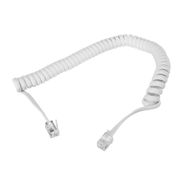 S-link SL-TEL3 2m Telefon Ahize. Beyaz Kablo ürün görseli 1