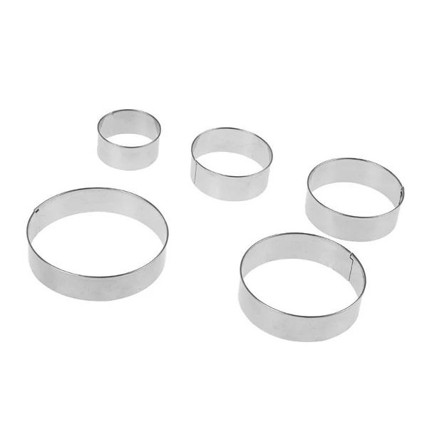Kurabiye Kalıbı Metal Yuvarlak 5 Parça - 3