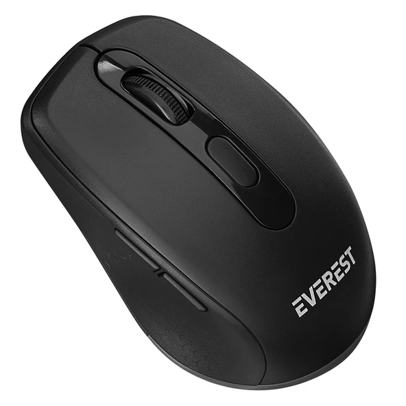 Everest KM-719 Siyah Ikisi bir arada 2 in 1 Kablosuz Q Multimedia Klavye + Mouse Set - 4