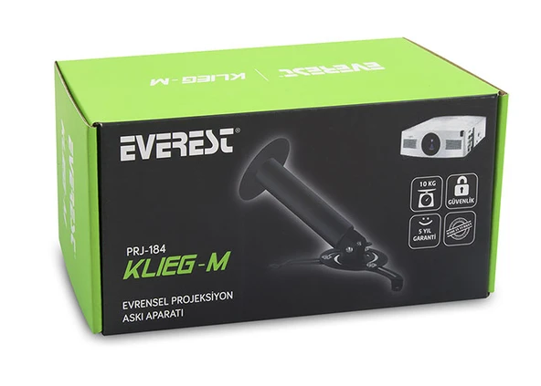 EVEREST PRJ-184 PROJEKSİYON ASKI APARATI (20 CM 360 - 45 DERECE - 13 KG) - 2