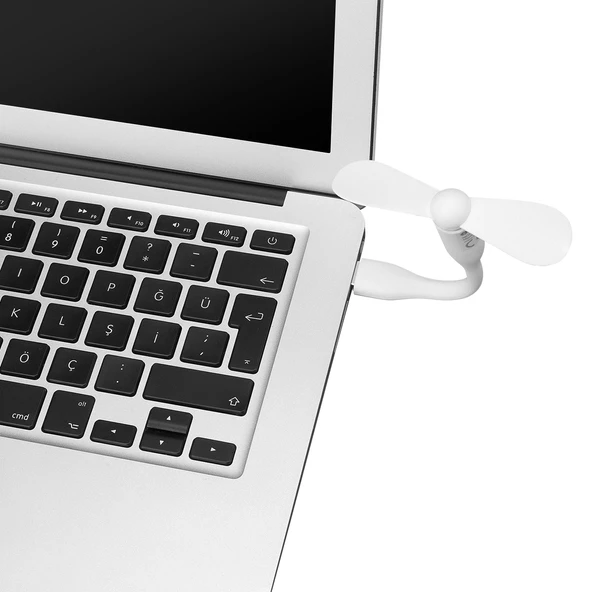 S-LINK SL-UF05 TAŞINABİLİR ESNEK BEYAZ USB MİNİ FAN - 3