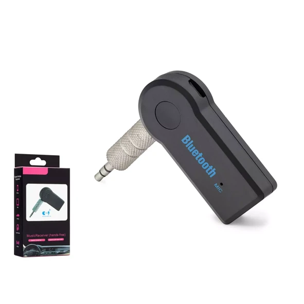 HADRON HD-9001 AUX MUSIC RECEIVER BLUETOOTH DONGLE + HANDS FREE SİYAH
