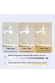 Cata Karayel Fan Led 82w Kumandalı Işıklı Vantilatör Ct-1155 - 4