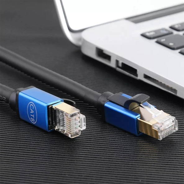 POWERMASTER PM-25144 CAT8 S/FTP RJ45 ETHERNET 5 METRE KABLO (40 GBPS HIZ DESTEKLİ) - 2