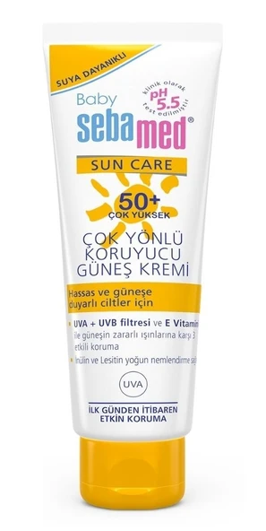 Sebamed Baby Sun Care Güneş Kremi 75ML 50+ Çok Yüksek Faktör Çoçuk (3 Lü Set) - 2