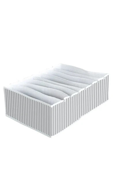 8 Bölmeli  XL Pratik Bölmeli Çekmece Düzenleyici Organizer(İç Çamaşırı Kravat Çorap Düzenleyici) - 4