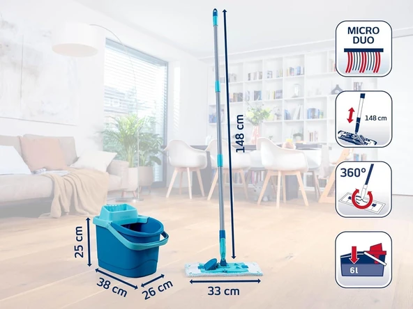 Leifheit Mop Set Powerclean M LHT55510 - 7