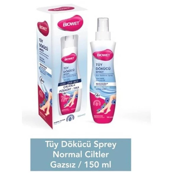 Biowet Tuy Dokucu Bıowet Normal Cıltler Gazsız Sprey 150 ml
