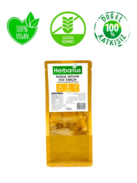 Herbarius Doğal Seylon Toz Tarçın 100 gr ürün görseli