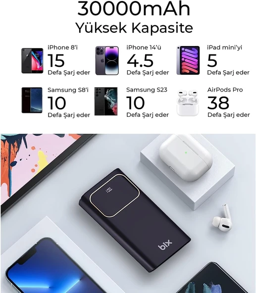 Bix PB303 30000mAh - Resim 3