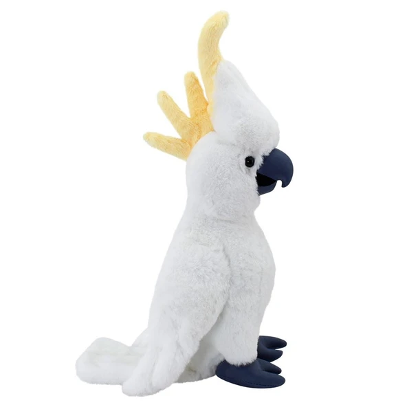 Kakadu Papağanı Peluş Oyuncak 35 cm - Resim 2