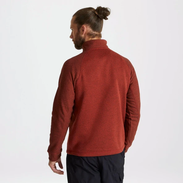 Craghoppers Barker HZ Fleece Erkek Polar-BORDO - 3
