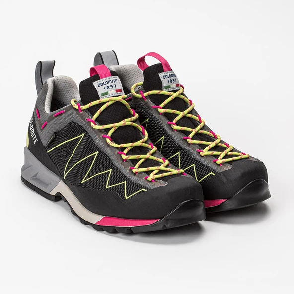 Dolomite Crodarossa Lite Gtx Kadın Ayakkabı-SİYAH-YEŞİL - 4