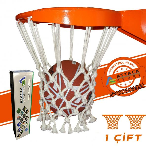 Attack Sport ABF149 Basketbol Filesi 7 Mm 4x4 Cm - 5