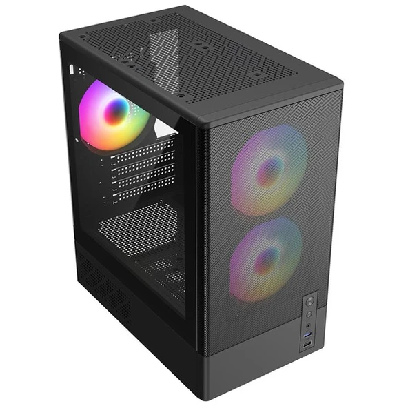 FRISBY 550W FC-8975B GAMING MICRO-TOWER PC KASASI - 3