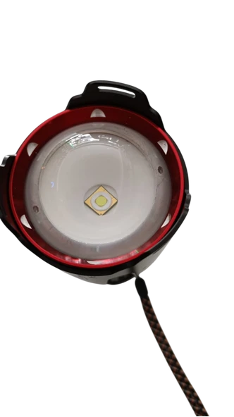 Small Sun SM  - T709 Yüksek Güçlü Şarjlı El Feneri  Zoom Özellikli  T6 LED Metal Gövde Taşınabilir Kamp ve Acil Durum Feneri - 7