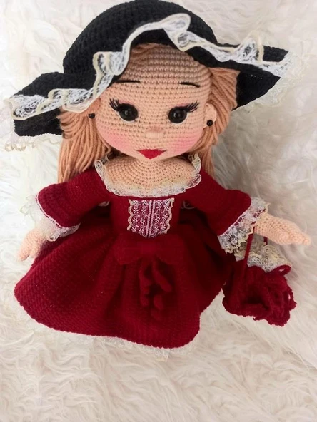 Prenses Lavinya Bebek Amigurumi Organik Oyuncak - 3