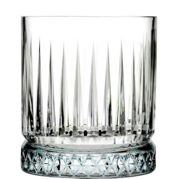 Perlotus 330 cc İtalya Serisi Tekli Cam Kesme Viski Bardağı 1 Adet - 4