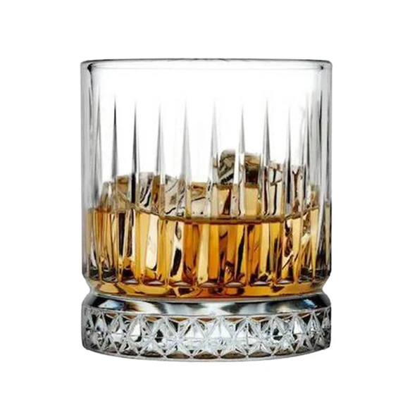 Perlotus 330 cc İtalya Serisi Tekli Cam Kesme Viski Bardağı 1 Adet - 2