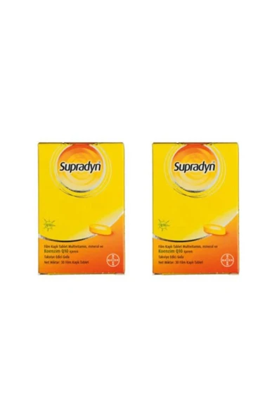 2 Adet Supradyn Q10 30 Tablet