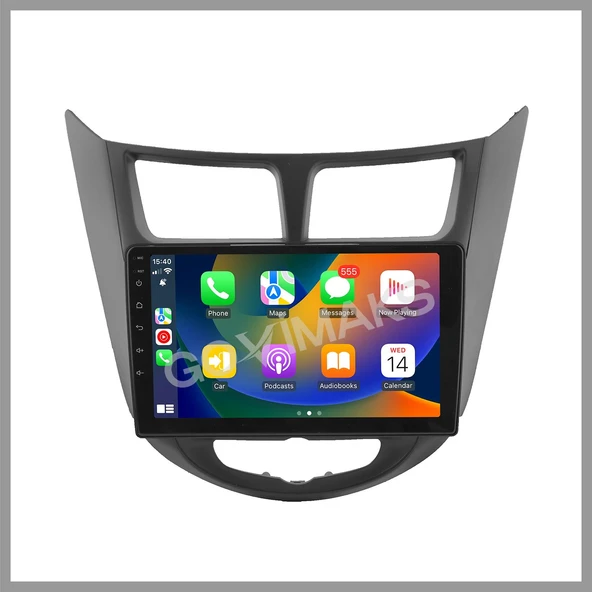 HYUNDAİ ACCENT ACCENT BLUE SİYAH UYUMLU 6 GB RAM 128 GB HAFIZA ANDROID MULTIMEDIA TEYP ürün görseli 1