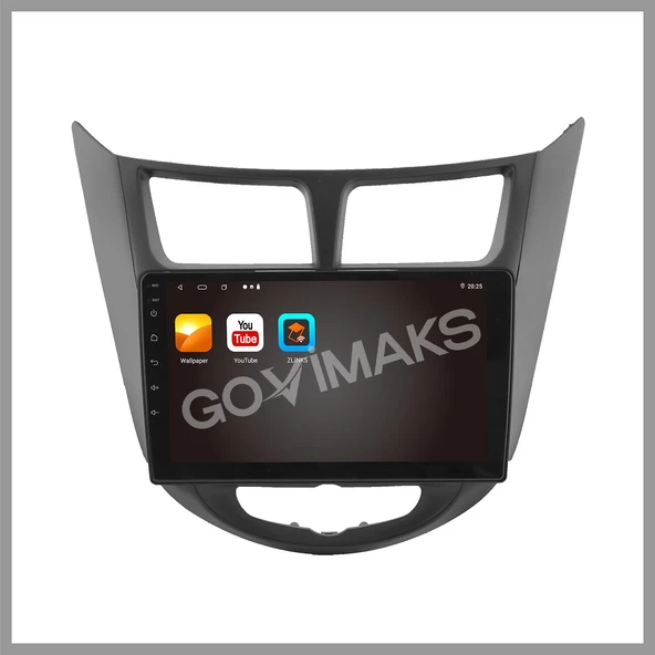 GOVİMAKS HYUNDAİ BLUE SİYAH 8 GB RAM 128 GB HAFIZA ANDROID MULTIMEDIA TEYP - 5