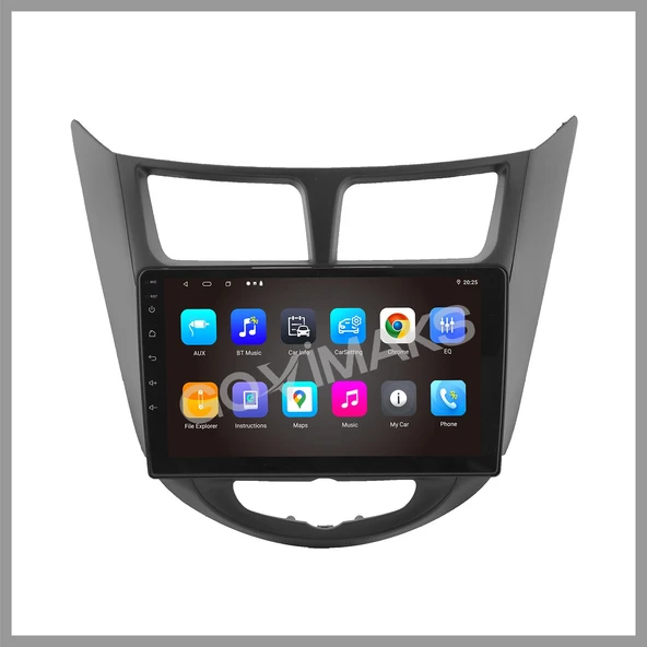 GOVİMAKS HYUNDAİ BLUE SİYAH 8 GB RAM 128 GB HAFIZA ANDROID MULTIMEDIA TEYP - 7