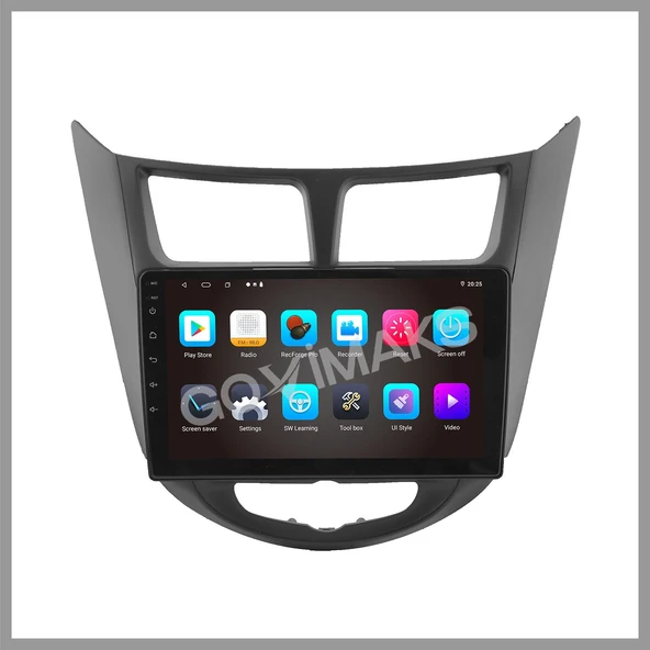 GOVİMAKS HYUNDAİ BLUE SİYAH 8 GB RAM 128 GB HAFIZA ANDROID MULTIMEDIA TEYP - 4