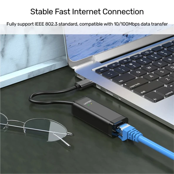 UNITEK USB TO MEGABIT ETHERNET DÖNÜŞTÜRÜCÜ (Y-1468) - 4