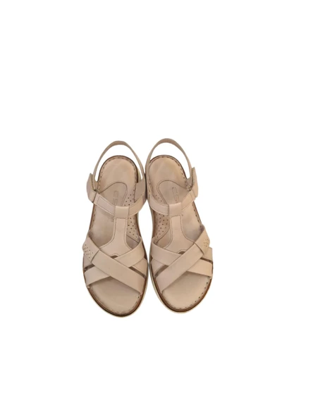 Esem 1723 Hakiki Deri Kadın Sandalet - Resim 3