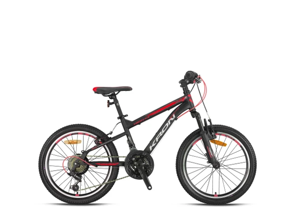 VORTEX 4.0 - 20  MTB - 11' - 7 Vites - V.B. - Mat Siyah-Gri/Kırmızı ürün görseli