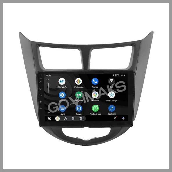 GOVİMAKS HYUNDAİ BLUE SİYAH 8 GB RAM 128 GB HAFIZA ANDROID MULTIMEDIA TEYP - 2