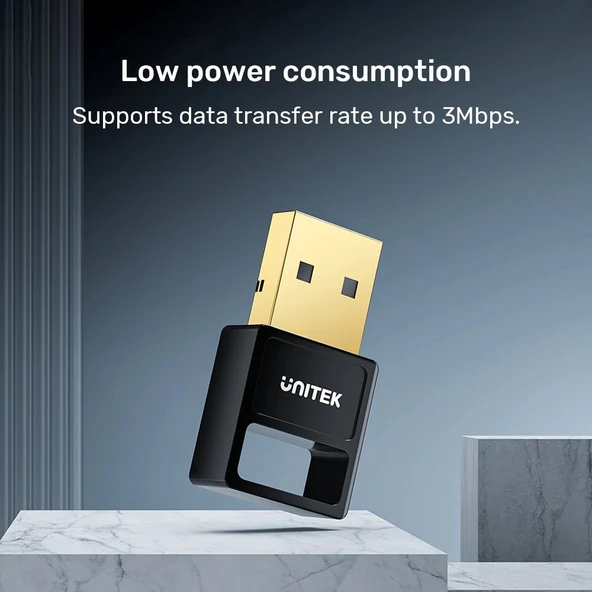 UNITEK BLUETOOTH 5.3 MINI USB ADAPTÖR (B105B) - 4
