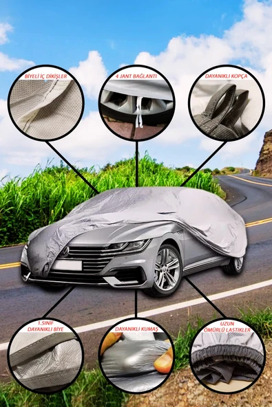 Ford Taurus Tüm Modeller Uyumlu Branda Lüx Kalite Oto Brandası, Araba Çadırı Oto Örtüsü - 2