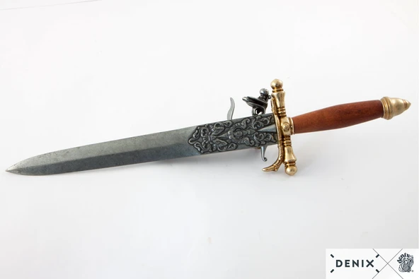 Denix Koleksiyon Grubu-KAMA+TABANCA-38 CM-JDNX1204 - Resim 3