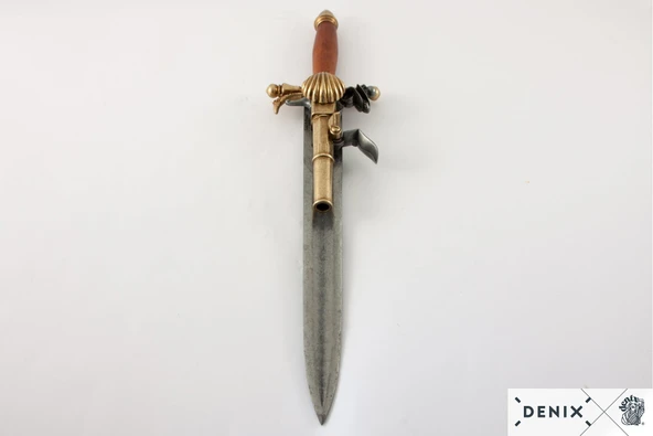 Denix Koleksiyon Grubu-KAMA+TABANCA-38 CM-JDNX1204 - Resim 4