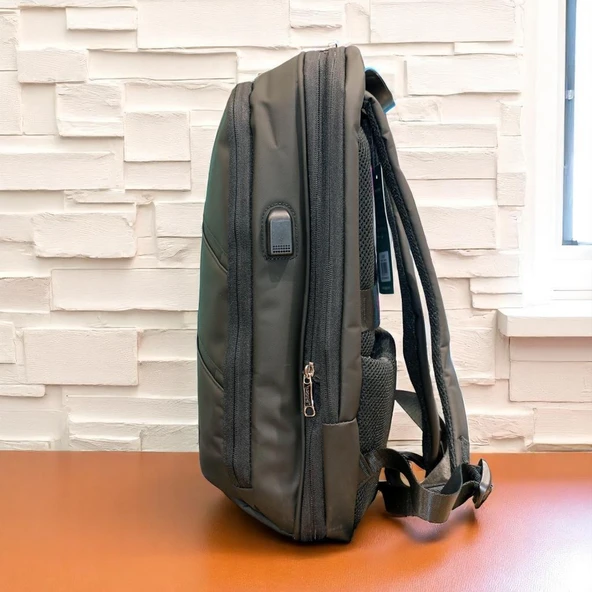 Laptop Gözlü ve Körüklü İnce Tasarım Sırt Çantası Baggaj S24129 - 4