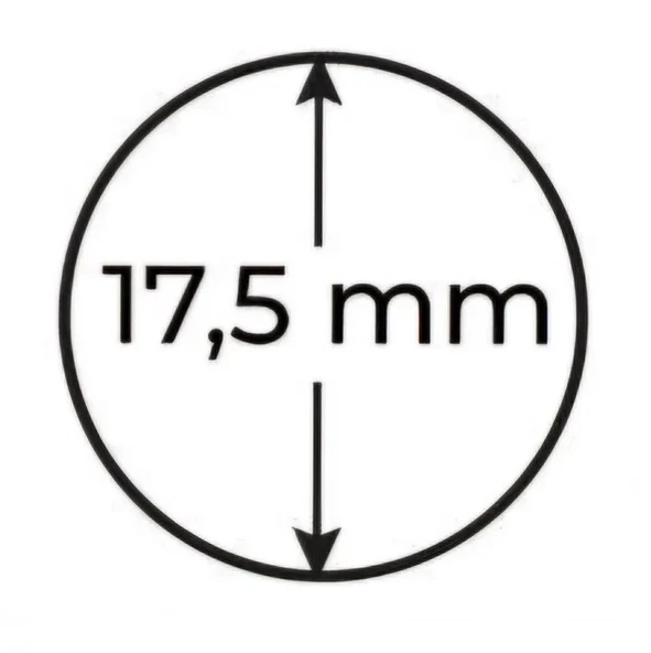 Escoines Koleksiyon 3996368437fa738fb2 Yapışkansız Karton Kapama 17,5 mm Madeni Para Kapaması 5 ADET - 2