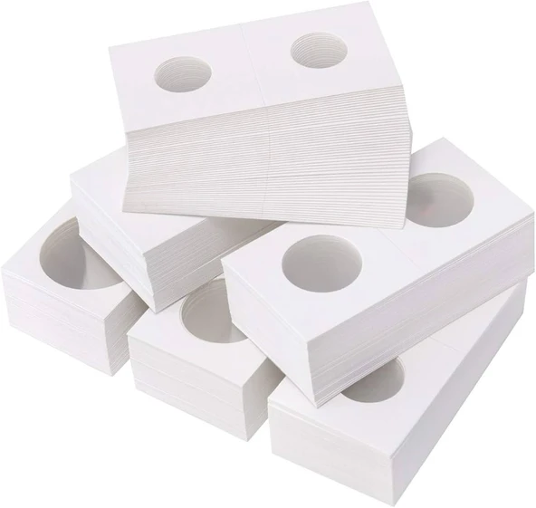 Escoines Koleksiyon 3996368437fa738fb2 Yapışkansız Karton Kapama 17,5 mm Madeni Para Kapaması 5 ADET - 3