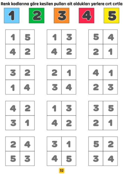 3-7 Yaş Dikkat Seti (Cırt Cırtlı YAZ-SİL) - Resim 2