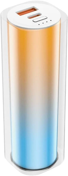 XO PR221 Mini Hızlı Şarj PowerBank, 5000mAh, 22.5W Hızlı Şarj, Çift Port USB-C ve USB-A, LED Gösterge, Çok Renkli ürün görseli