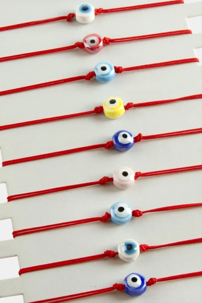 Nazar Cam İp Bileklik - Resim 3