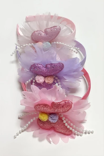 Kelebek Tüllü Çocuk Taç ürün görseli