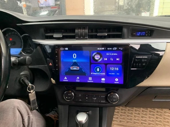 TOYOTA COROLLA (2012-2016)-10.1''ANDROİD GERÇEK 2+32 GB / 4 ÇEKİRDEK 1.6Ghz / WIFI 5.0Ghz / BT 5.4-KABLOSUZ CARPLAY-AHD HD GERİ GÖRÜŞ KAMERA HEDİYE