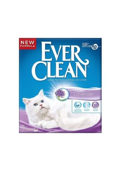 Ever Clean Lavanta Kokulu Topaklanan Kedi Kumu 10 Lt X 2