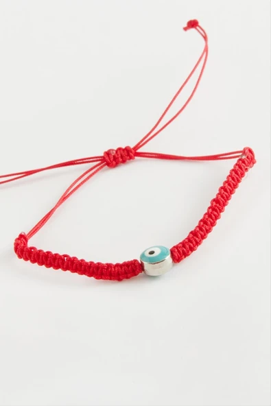 Nazar Makrome Örgülü Bileklik - Resim 2